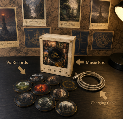 ShireSounds ™ Lord of the Rings Magnetic Record Player